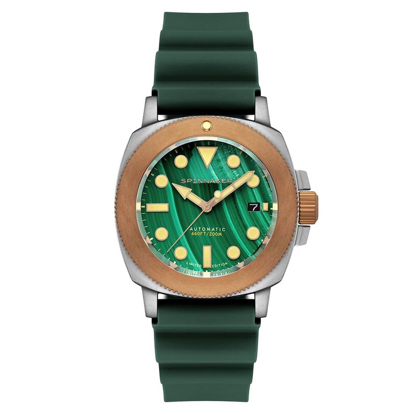 SPINNAKER - HULL TITANIUM BRONZE Otomatik Lapidary Limited Edition SP-5145-02 (Seiko NH35 Mekanizmalı) Erkek Kol Saati