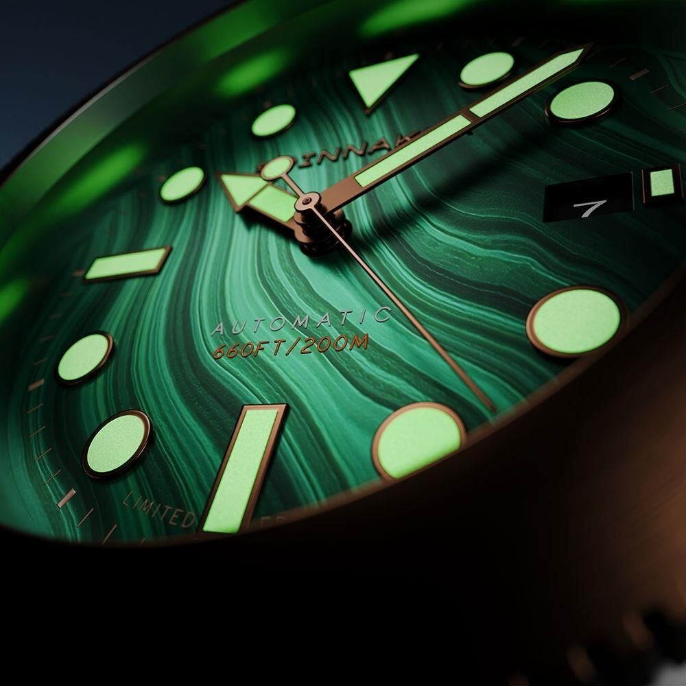 HULL TITANIUM BRONZE Otomatik Lapidary Limited Edition SP-5145-02 (Seiko NH35 Mekanizmalı) Erkek Kol Saati