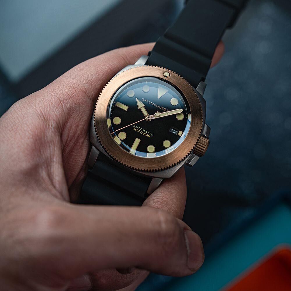 HULL TITANIUM BRONZE Otomatik Lapidary Limited Edition SP-5145-03 (Seiko NH35 Mekanizmalı) Erkek Kol Saati