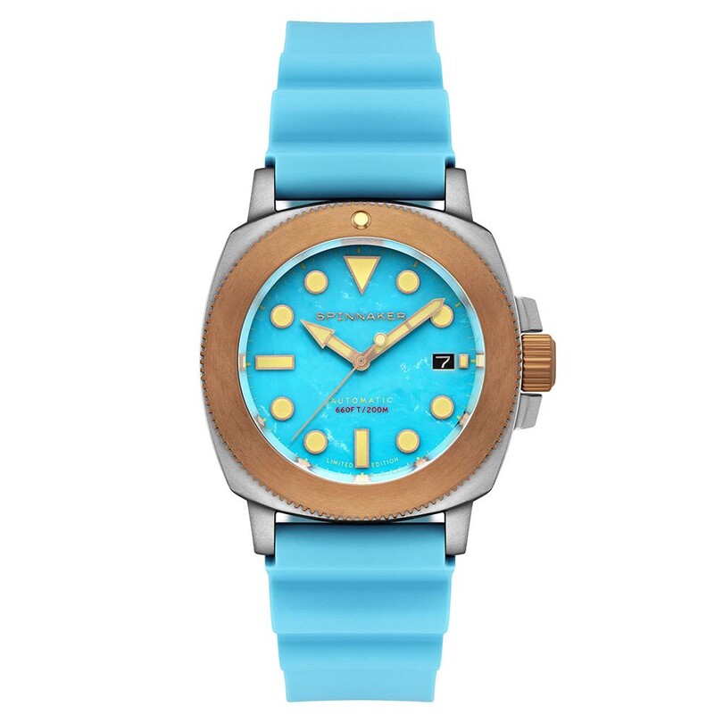 SPINNAKER - HULL TITANIUM BRONZE Otomatik Lapidary Limited Edition SP-5145-04 (Seiko NH35 Mekanizmalı) Erkek Kol Saati