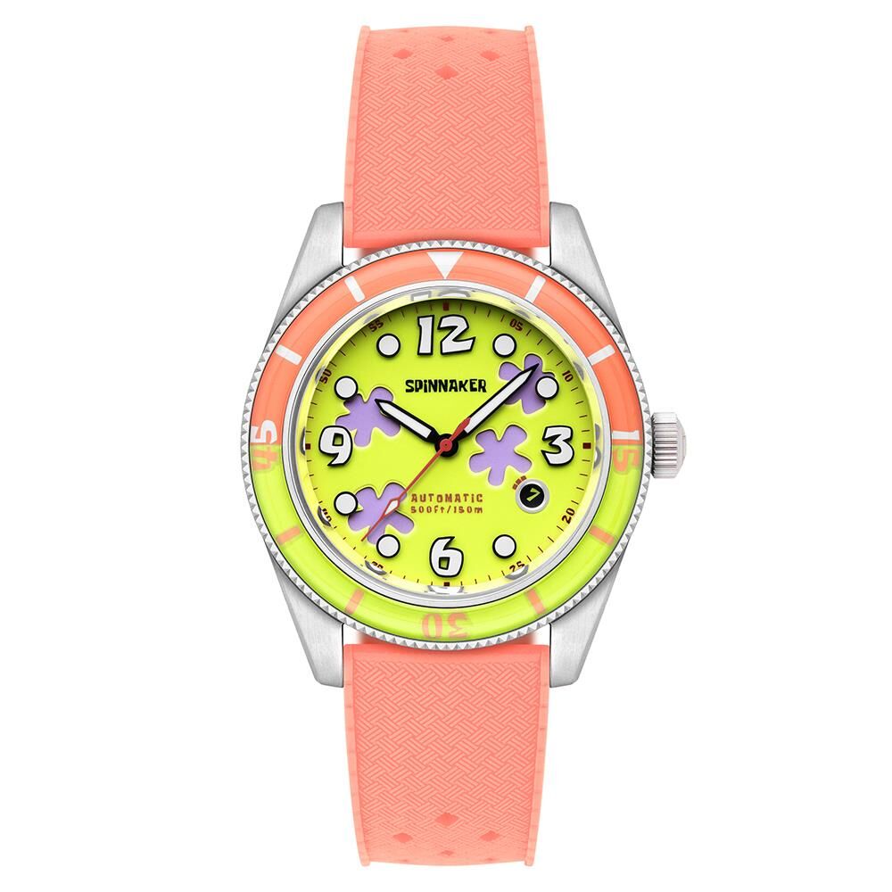 FLEUSS Otomatik SP-5151-02 Spongebob Squarepants Conch Street Limited Edition (Seiko NH35 Mekanizmalı) Erkek Kol Saati