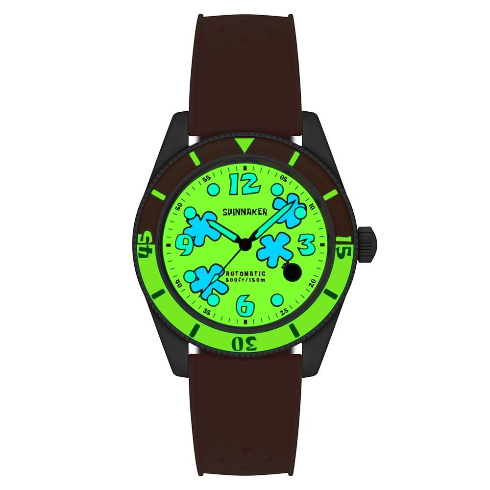 FLEUSS Otomatik SP-5151-02 Spongebob Squarepants Conch Street Limited Edition (Seiko NH35 Mekanizmalı) Erkek Kol Saati