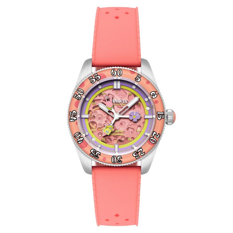 SPINNAKER - CROFT Mid-Size Skeleton Otomatik SP-5152-03 Spongebob Squarepants Limited Edition (Seiko NH70 Mekanizmalı) Erkek Kol Saati