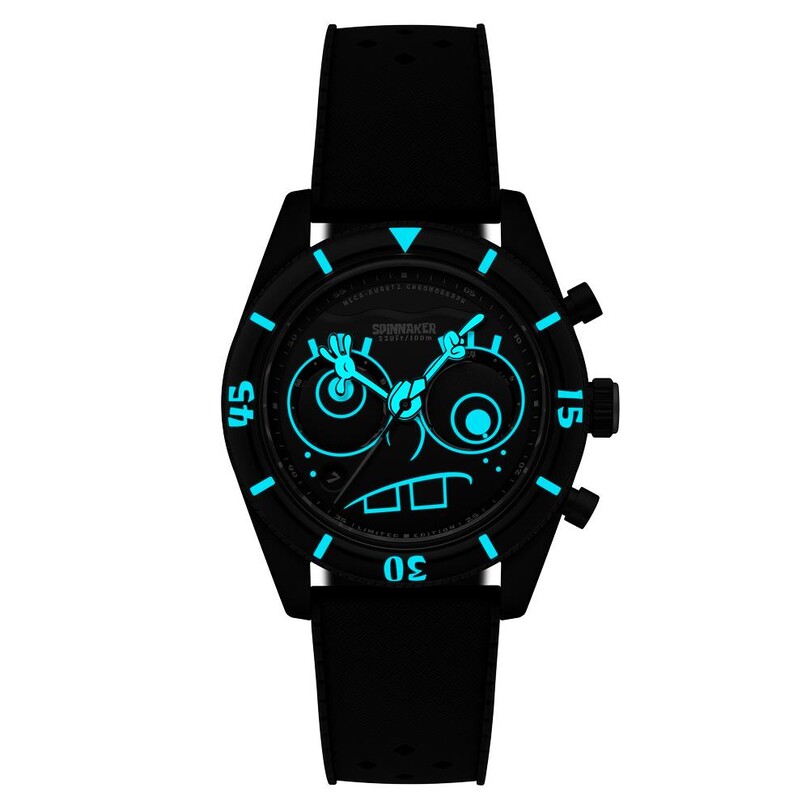 FLEUSS Chronograph SP-5154-02 Spongebob Squarepants Eyedial Limited Edition (Seiko VK64 Mekanizmalı) Erkek Kol Saati - Thumbnail