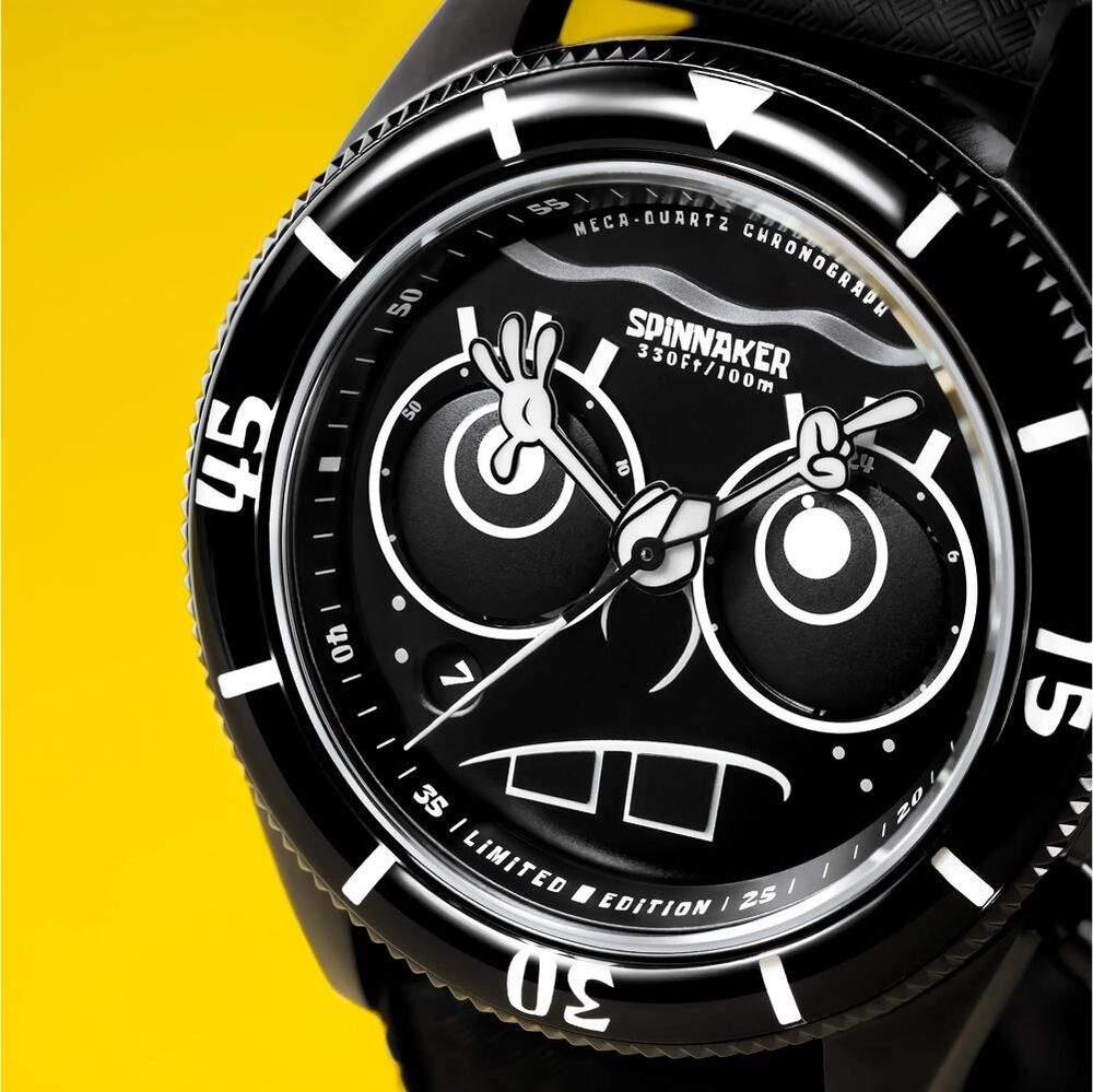 FLEUSS Chronograph SP-5154-02 Spongebob Squarepants Eyedial Limited Edition (Seiko VK64 Mekanizmalı) Erkek Kol Saati