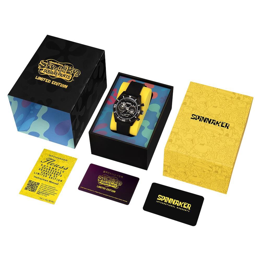 FLEUSS Chronograph SP-5154-02 Spongebob Squarepants Eyedial Limited Edition (Seiko VK64 Mekanizmalı) Erkek Kol Saati