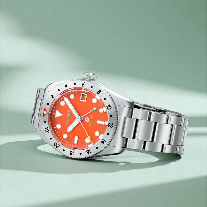 CROFT 39 GMT SP-5157-33 Otomatik (Seiko NH34 Mekanizmalı) Erkek Kol Saati - Thumbnail