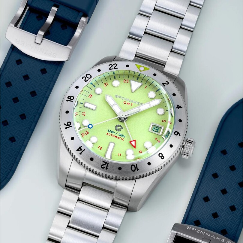 CROFT 39 GMT SP-5157-44 Otomatik (Seiko NH34 Mekanizmalı) Erkek Kol Saati - Thumbnail