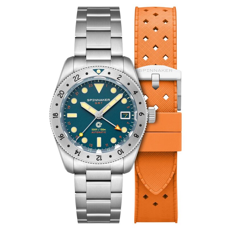 SPINNAKER - CROFT 39 GMT SP-5157-55 Otomatik (Seiko NH34 Mekanizmalı) Erkek Kol Saati