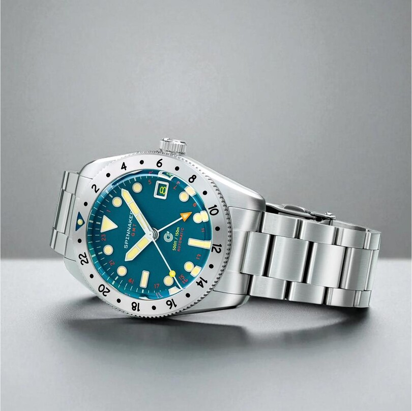CROFT 39 GMT SP-5157-55 Otomatik (Seiko NH34 Mekanizmalı) Erkek Kol Saati - Thumbnail