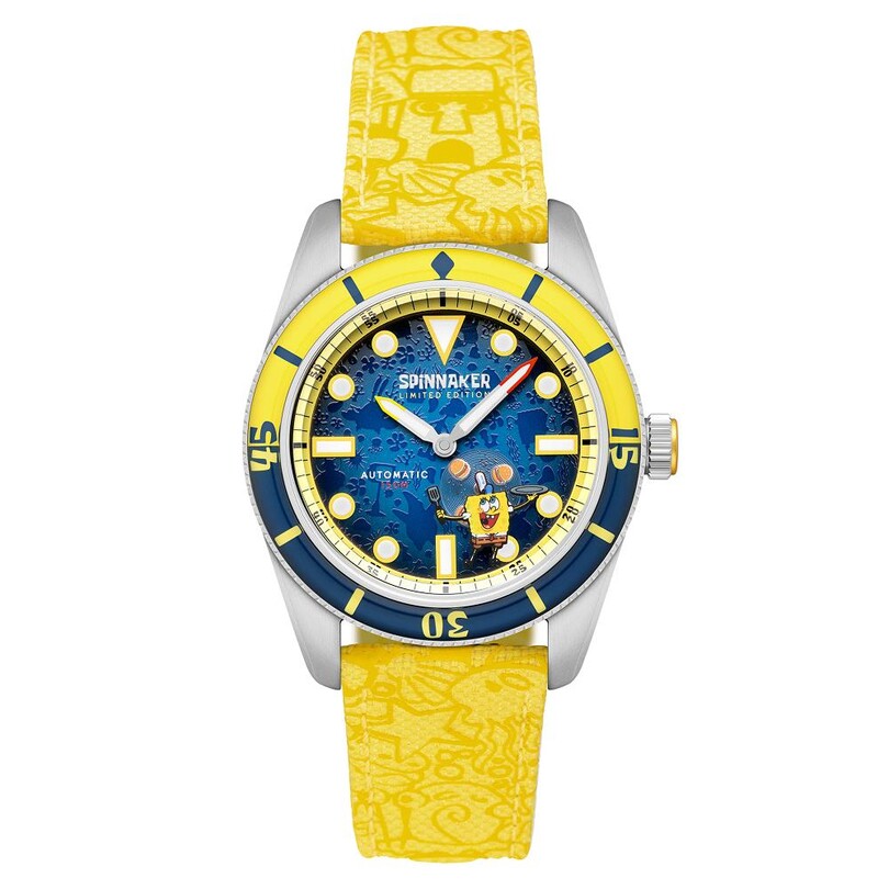 SPINNAKER - FLEUSS Otomatik SP-5160-01 Spongebob Squarepants Frenemies Limited Edition (Miyota 8245 Mekanizmalı) Erkek Kol Saati
