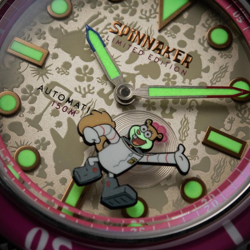 FLEUSS Otomatik SP-5160-03 Spongebob Squarepants Frenemies Limited Edition (Miyota 8245 Mekanizmalı) Erkek Kol Saati - Thumbnail