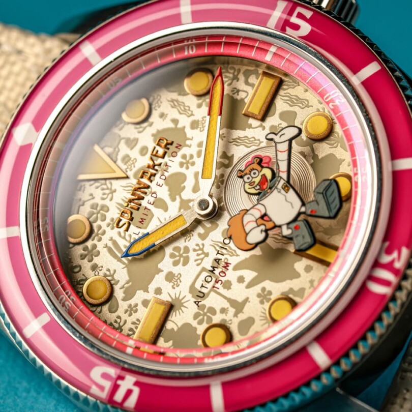 FLEUSS Otomatik SP-5160-03 Spongebob Squarepants Frenemies Limited Edition (Miyota 8245 Mekanizmalı) Erkek Kol Saati - Thumbnail