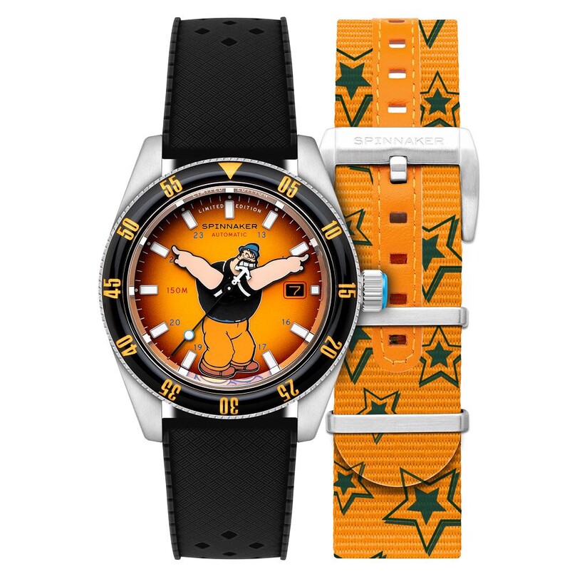 SPINNAKER - FLEUSS Otomatik SP-5161-01 Popeye Bronemies Limited Edition (Seiko NH35 Mekanizmalı) Erkek Kol Saati