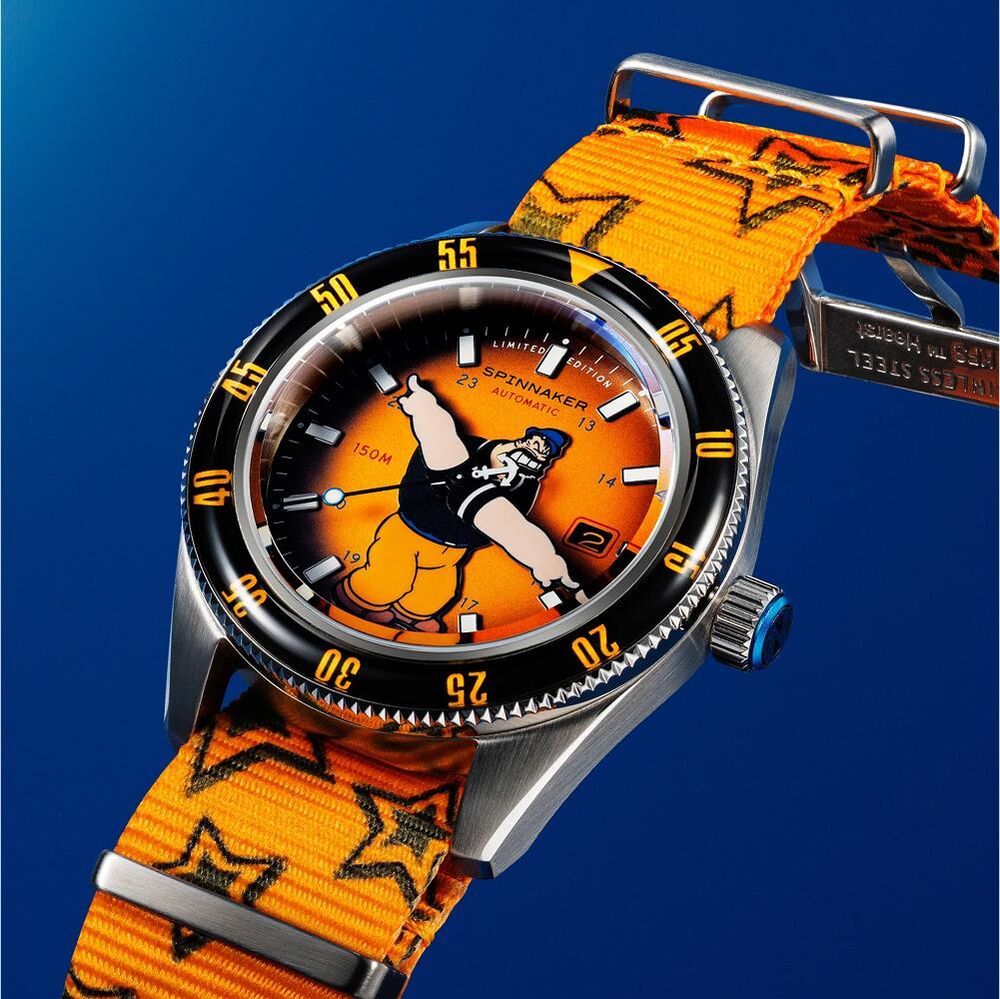 FLEUSS Otomatik SP-5161-01 Popeye Bronemies Limited Edition (Seiko NH35 Mekanizmalı) Erkek Kol Saati