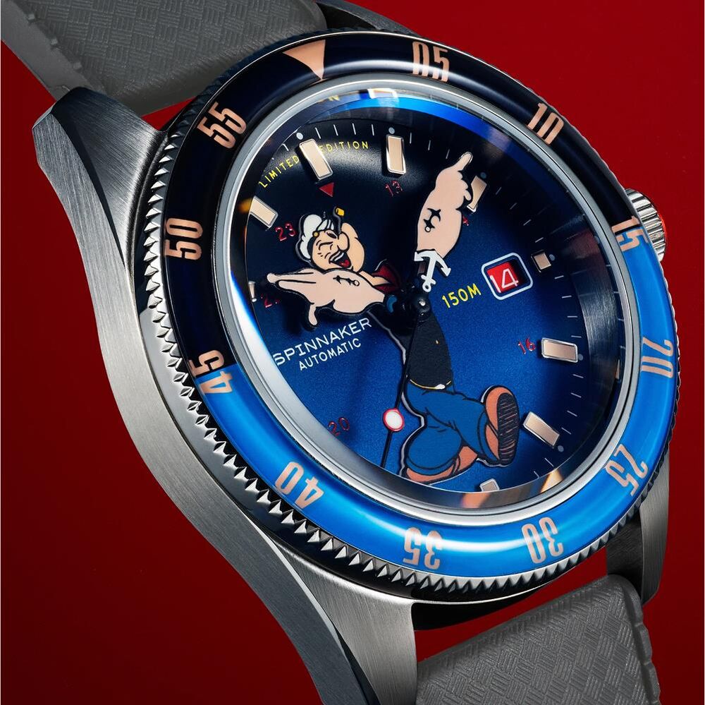 FLEUSS Otomatik SP-5161-02 Popeye Bronemies Limited Edition (Seiko NH35 Mekanizmalı) Erkek Kol Saati