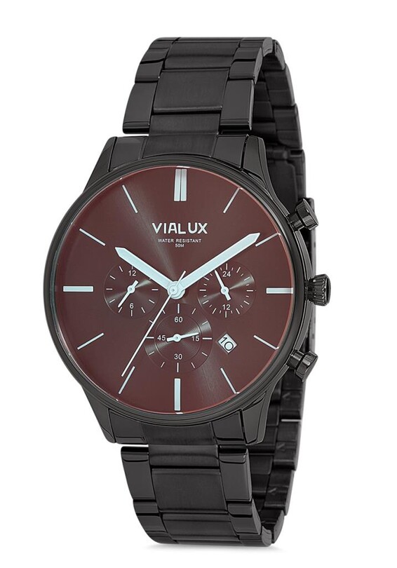 Vialux - Vialux VX511B-04SSX Erkek Kol Saati